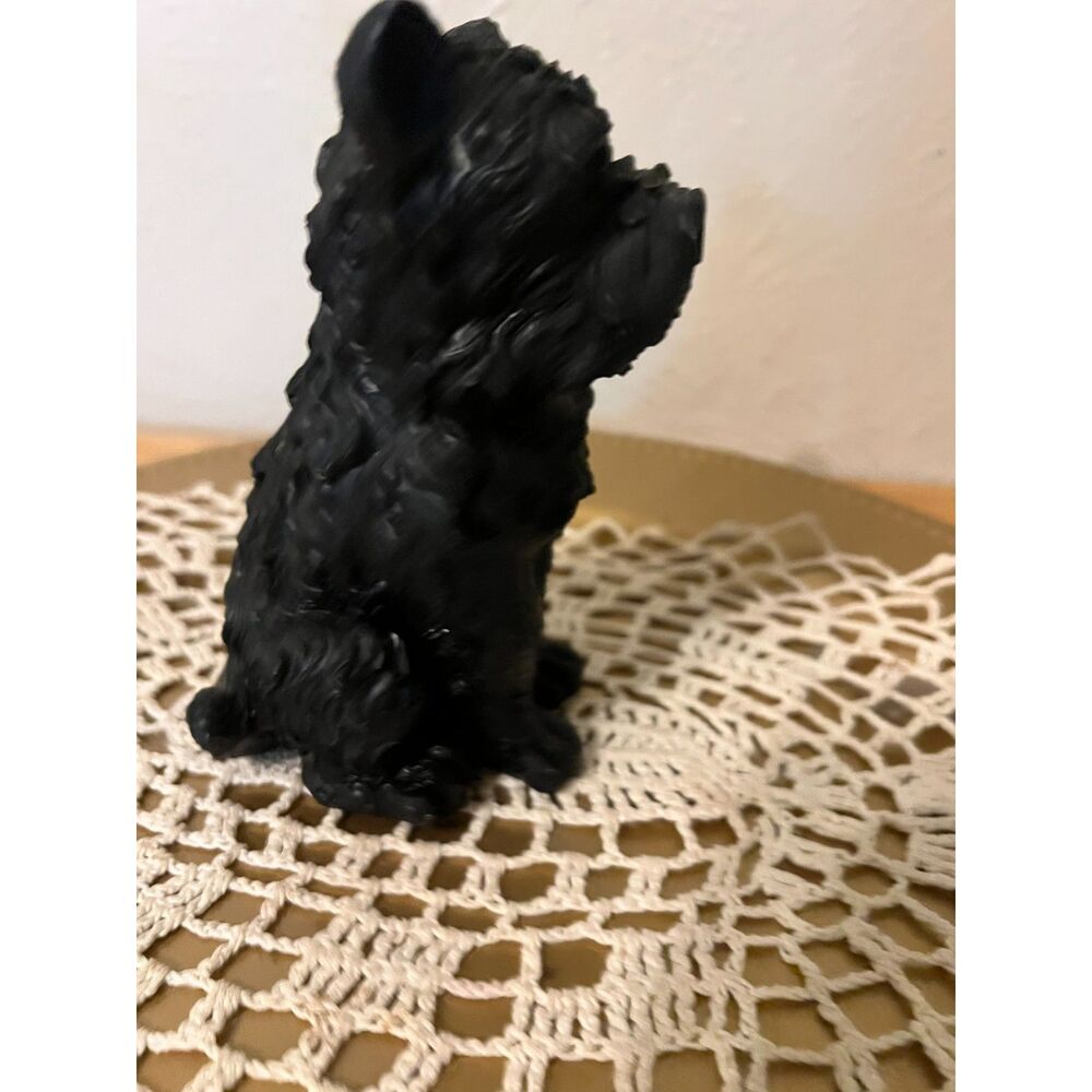 Sitting Scottish Terrier Dog
